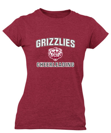 Granite Hills Grizzlies Cheerleading Women's Premium SS T-Shirt