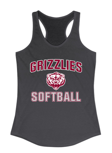 Granite Hills Grizzlies Softball #1 Women's Tank Top