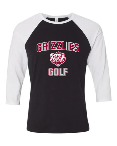 Granite Hills Grizzlies Golf Men's Baseball T-Shirt