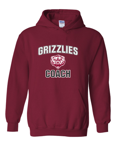 Granite Hills Grizzlies Coach Men's Hoodie