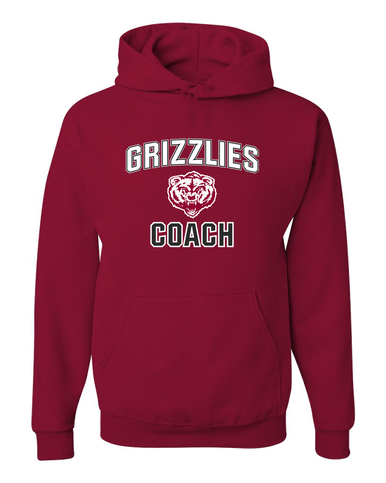 Granite Hills Grizzlies Coach Men's Premium Hoodie