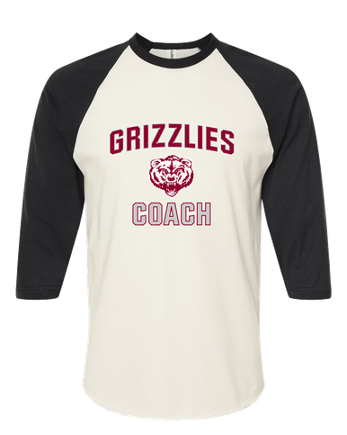 Granite Hills Grizzlies Coach Women's Baseball T-Shirt