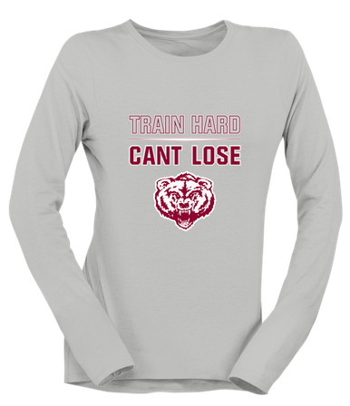 Granite Hills Grizzlies Train Hard, Can't Lose Women's Premium LS T-Shirt