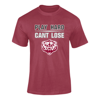 Granite Hills Grizzlies Play Hard, Can't Lose Men's Premium SS T-Shirt