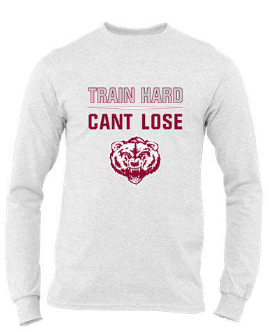 Granite Hills Grizzlies Train Hard, Can't Lose Men's Premium LS T-Shirt