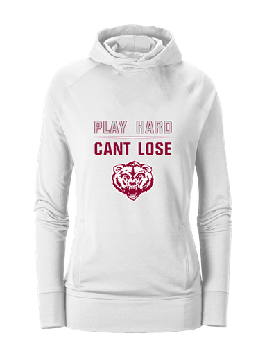 Granite Hills Grizzlies Play Hard, Can't Lose Women's Hoodie