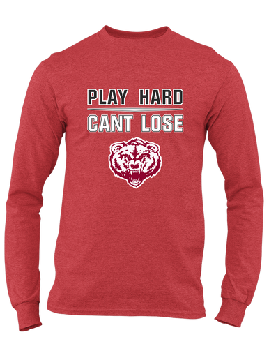 Granite Hills Grizzlies Play Hard, Can't Lose Men's Premium LS T-Shirt