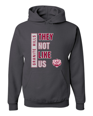 Granite Hills Grizzlies They Not Like Us #1 Men's Premium Hoodie