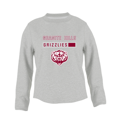 Granite Hills Grizzlies Mascot #7 Women's Sweatshirt