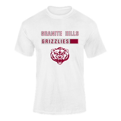 Granite Hills Grizzlies Mascot #7 Men's Premium SS T-Shirt