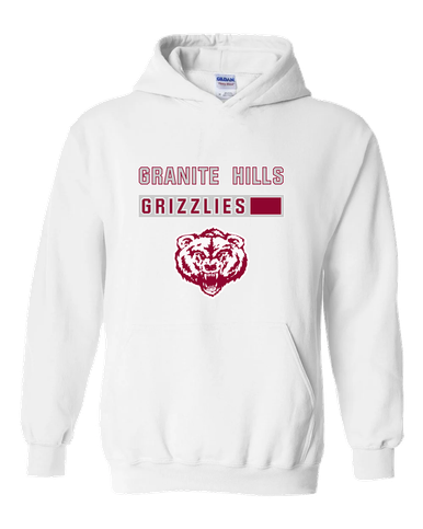 Granite Hills Grizzlies Mascot #7 Men's Hoodie
