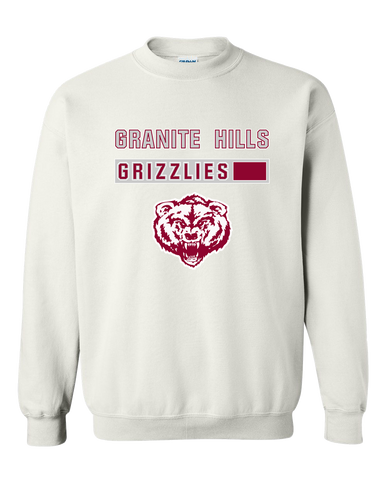 Granite Hills Grizzlies Mascot #7 Men's Sweatshirt