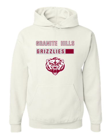 Granite Hills Grizzlies Mascot #7 Men's Premium Hoodie