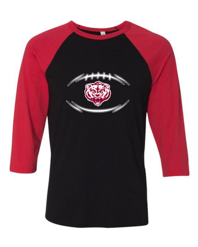 Granite Hills Grizzlies Football #3 Women's Baseball T-Shirt