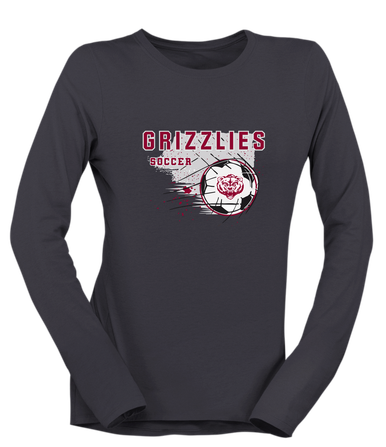 Granite Hills Grizzlies Soccer #2 Women's Premium LS T-Shirt