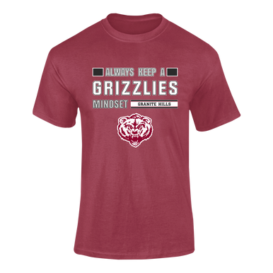Granite Hills Grizzlies Mindset Men's SS T-Shirt