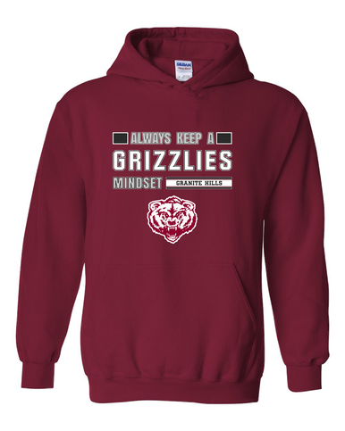 Granite Hills Grizzlies Mindset Men's Hoodie