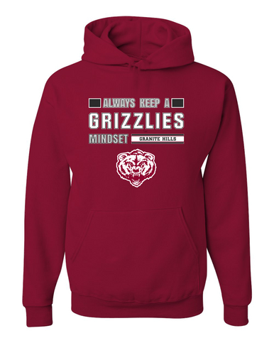 Granite Hills Grizzlies Mindset Men's Premium Hoodie