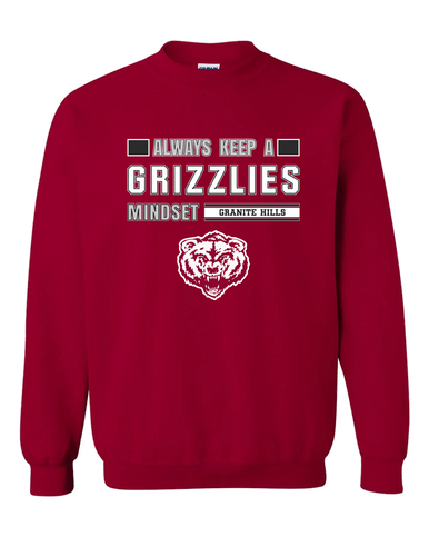 Granite Hills Grizzlies Mindset Men's Sweatshirt