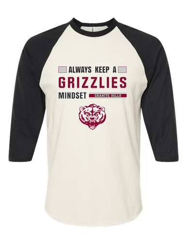 Granite Hills Grizzlies Mindset Women's Baseball T-Shirt