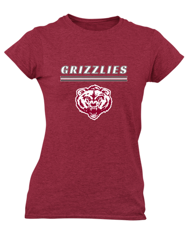 Granite Hills Grizzlies Mascot #8 Women's SS T-Shirt