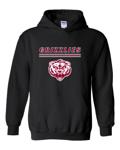 Granite Hills Grizzlies Mascot #8 Men's Hoodie