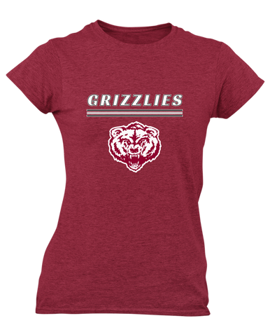 Granite Hills Grizzlies Mascot #8 Women's Premium SS T-Shirt