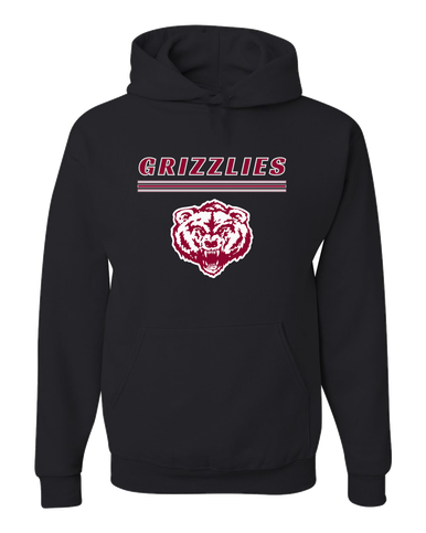 Granite Hills Grizzlies Mascot #8 Men's Premium Hoodie