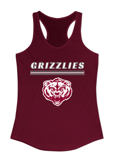 Granite Hills Grizzlies Mascot #8 Women's Tank Top