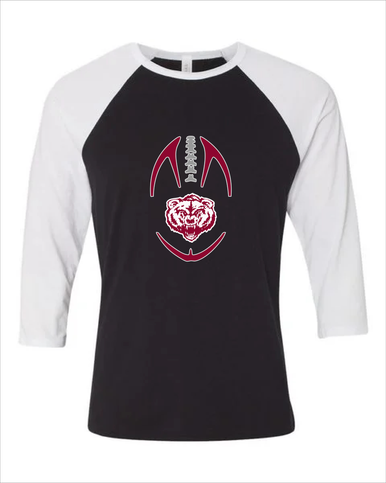 Granite Hills Grizzlies Football #4 Women's Baseball T-Shirt