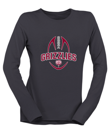 Granite Hills Grizzlies Football #5 Women's Premium LS T-Shirt