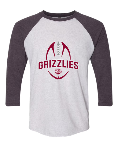 Granite Hills Grizzlies Football #5 Women's Baseball T-Shirt