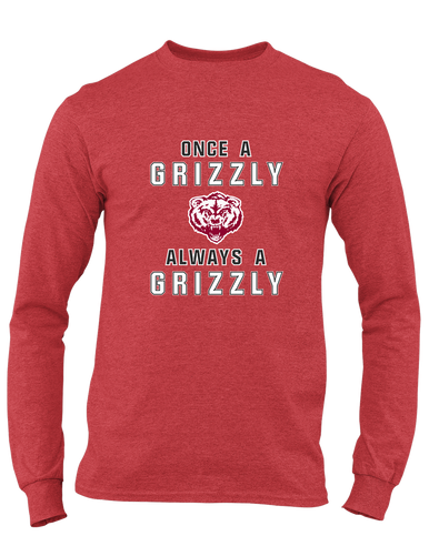 Granite Hills Grizzlies Once A Men's Premium LS T-Shirt