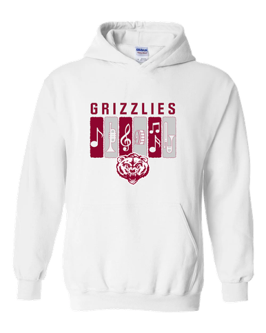 Granite Hills Grizzlies Band # 2 Men's Hoodie
