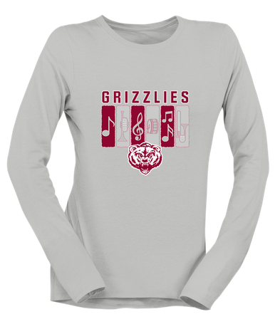 Granite Hills Grizzlies Band # 2 Women's Premium LS T-Shirt