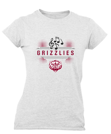 Granite Hills Grizzlies Band # 3 Women's SS T-Shirt