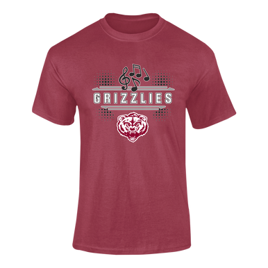 Granite Hills Grizzlies Band # 3 Men's SS T-Shirt