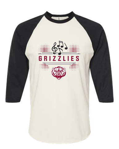 Granite Hills Grizzlies Band # 3 Women's Baseball T-Shirt