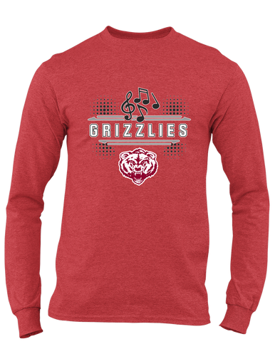 Granite Hills Grizzlies Band # 3 Men's Premium LS T-Shirt