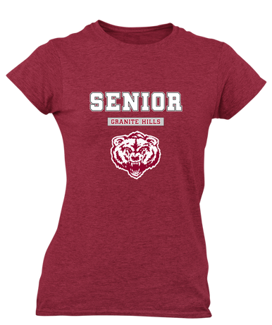 Granite Hills Grizzlies Senior #2 Women's SS T-Shirt