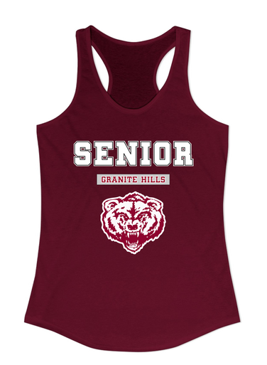 Granite Hills Grizzlies Senior #2 Women's Tank Top