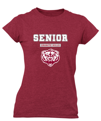 Granite Hills Grizzlies Senior #2 Women's Premium SS T-Shirt