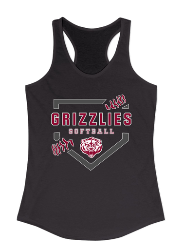 Granite Hills Grizzlies Softball #2 Women's Tank Top