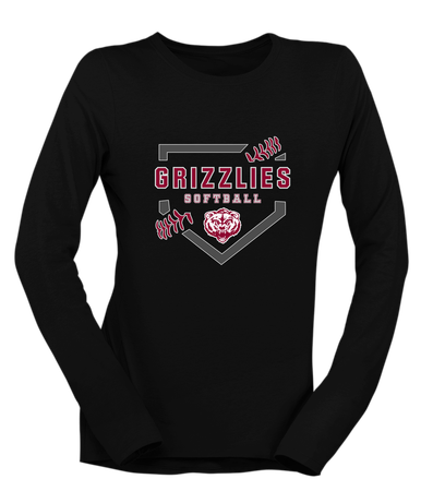 Granite Hills Grizzlies Softball #2 Women's LS T-Shirt