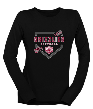 Granite Hills Grizzlies Softball #2 Women's Premium LS T-Shirt