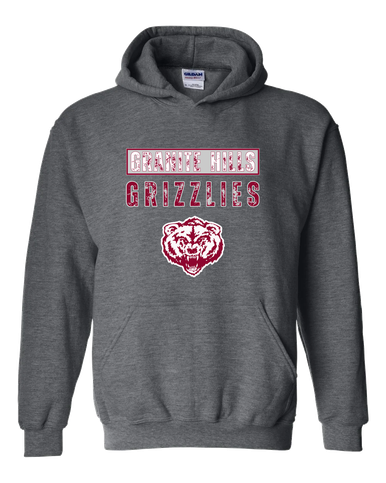 Granite Hills Grizzlies Mascot #9 Men's Hoodie