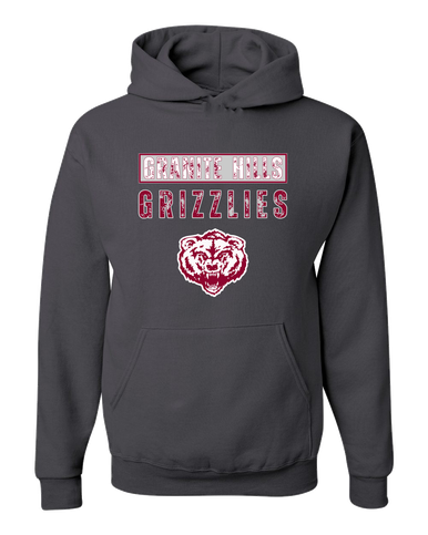 Granite Hills Grizzlies Mascot #9 Men's Premium Hoodie