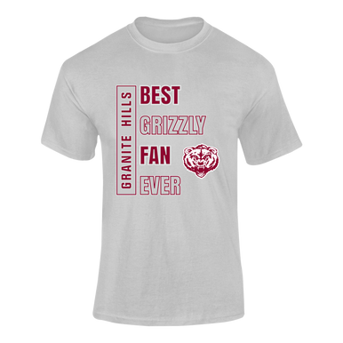 Granite Hills Grizzlies Best Grizzly Fan Men's SS T-Shirt