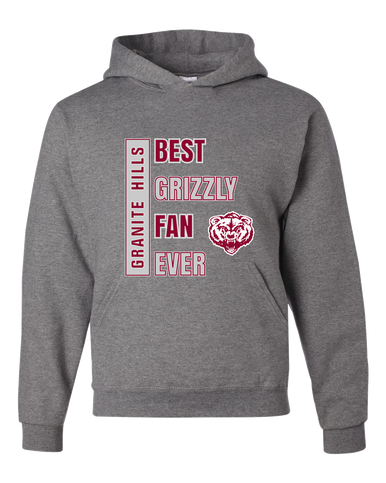 Granite Hills Grizzlies Best Grizzly Fan Men's Premium Hoodie