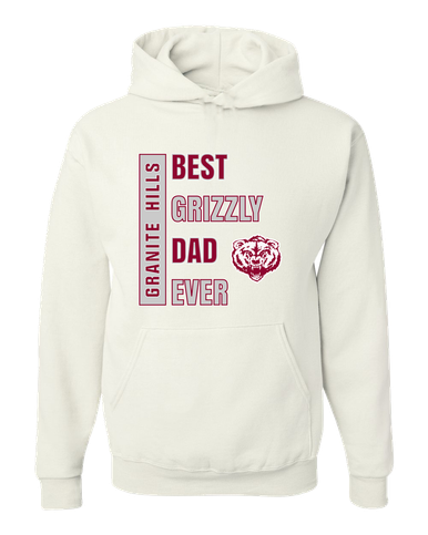 Granite Hills Grizzlies Best Grizzly Dad Men's Premium Hoodie